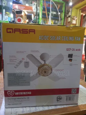 25w/24 Inches Qasa Ceiling Fan(With Remote Control)