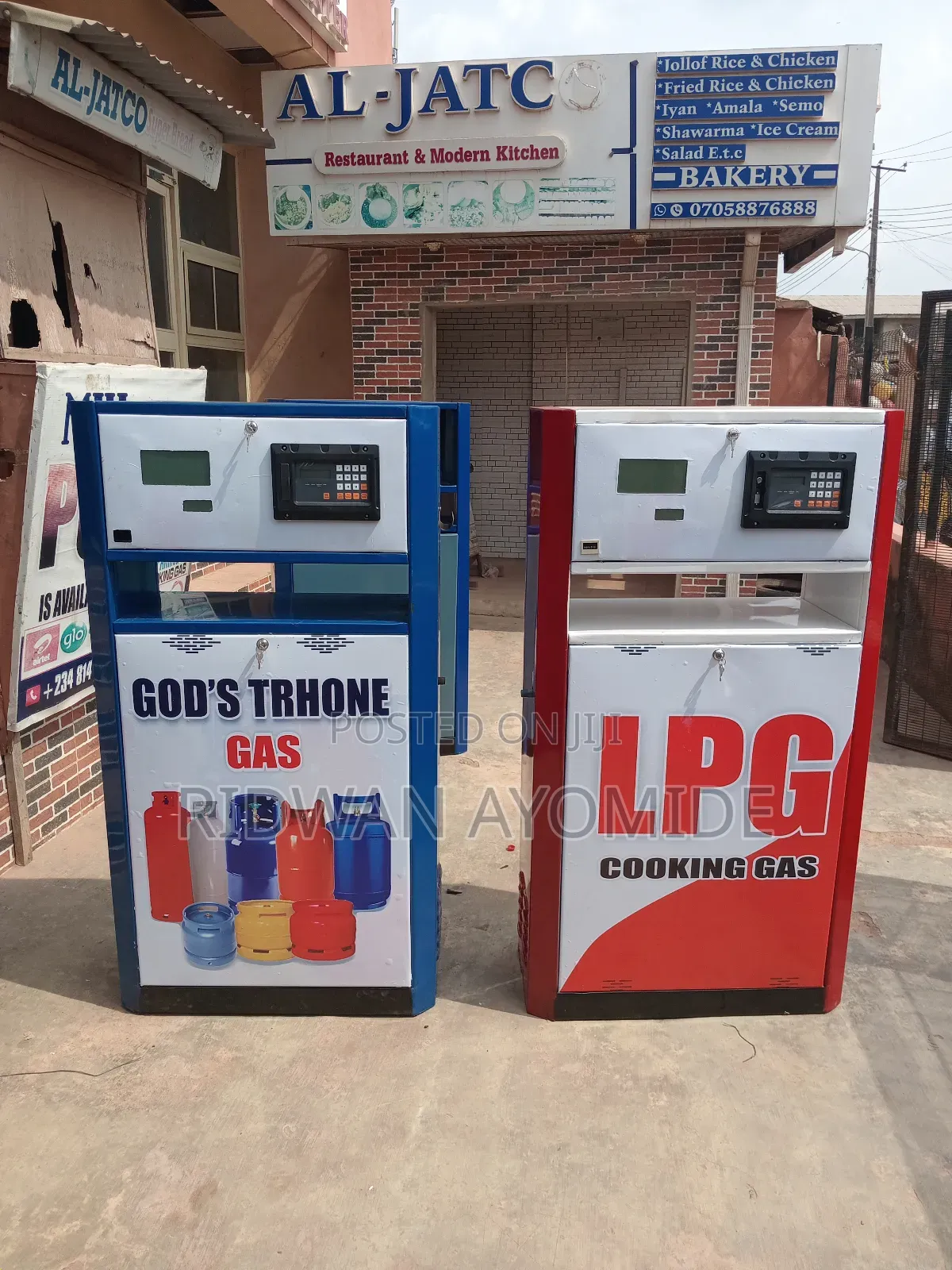 LPG Gas Tank and Dispenser
