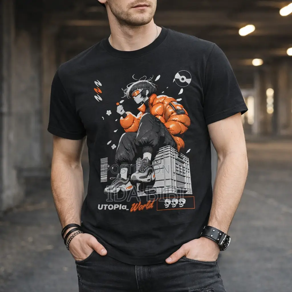 Men Graphic the Future T Shirt