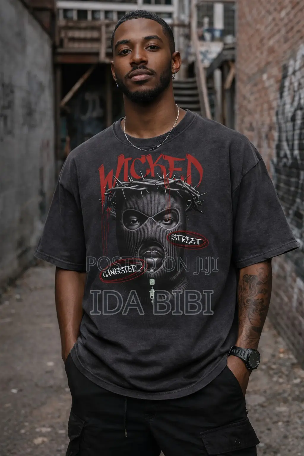 Men Graphic the Future T Shirt