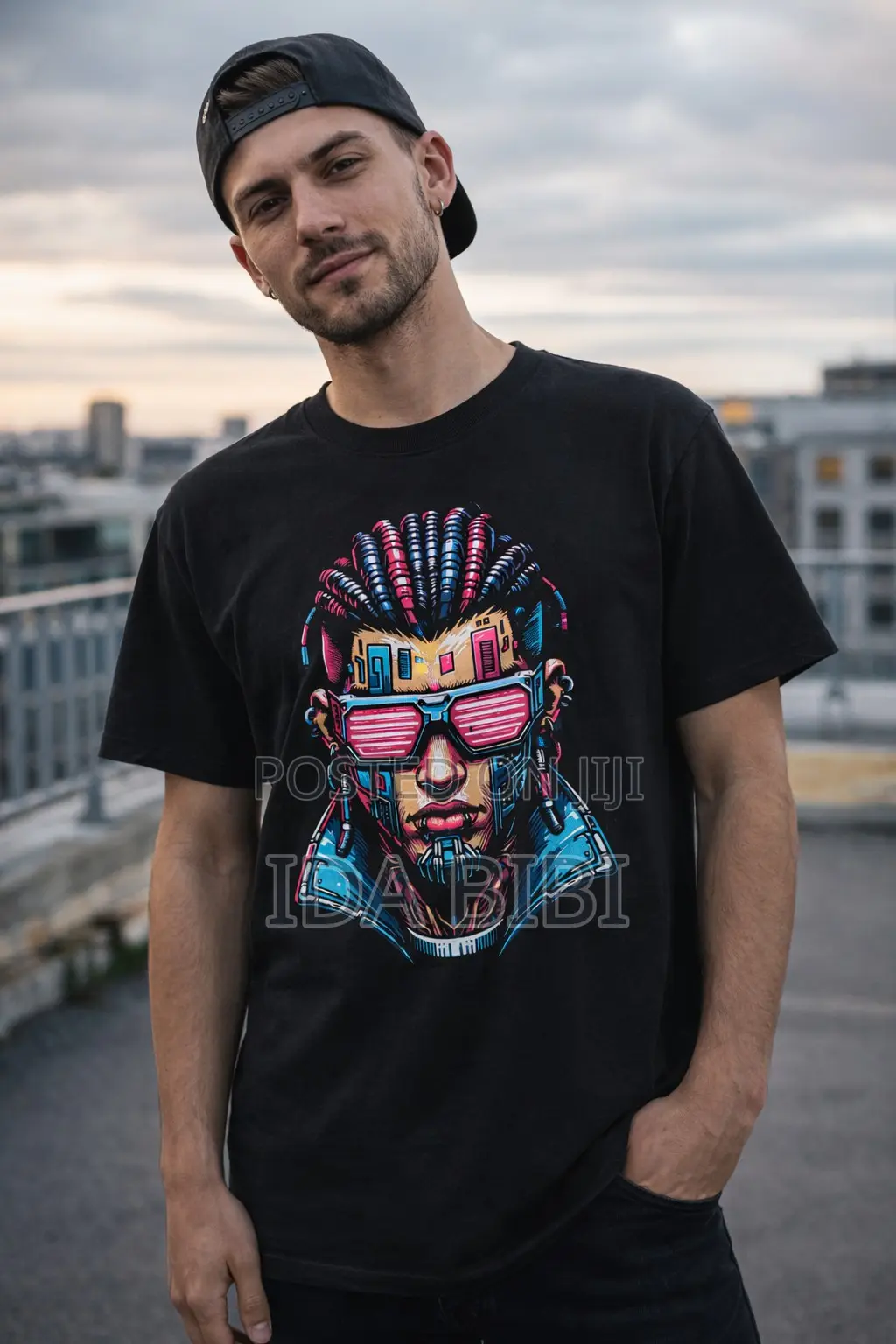Men Graphic the Future T Shirt