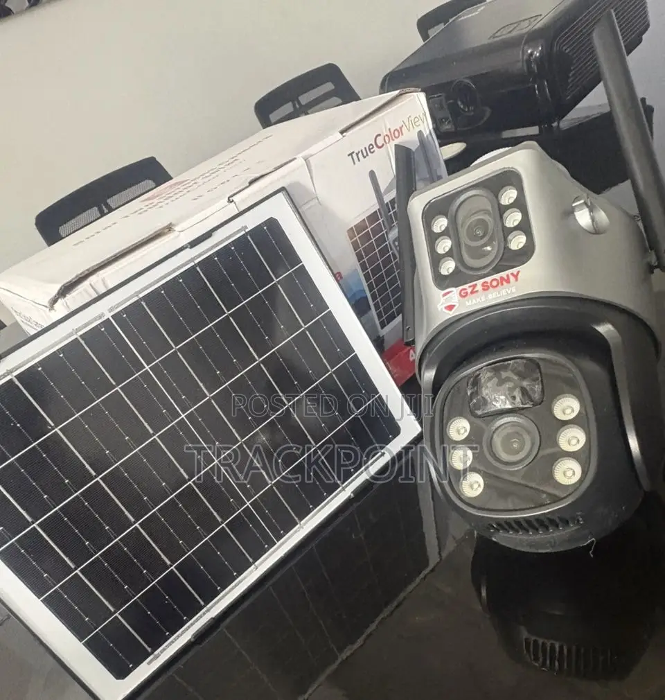 High-End Smart PTZ Camera With Auto Tracking and Solar Power Panel