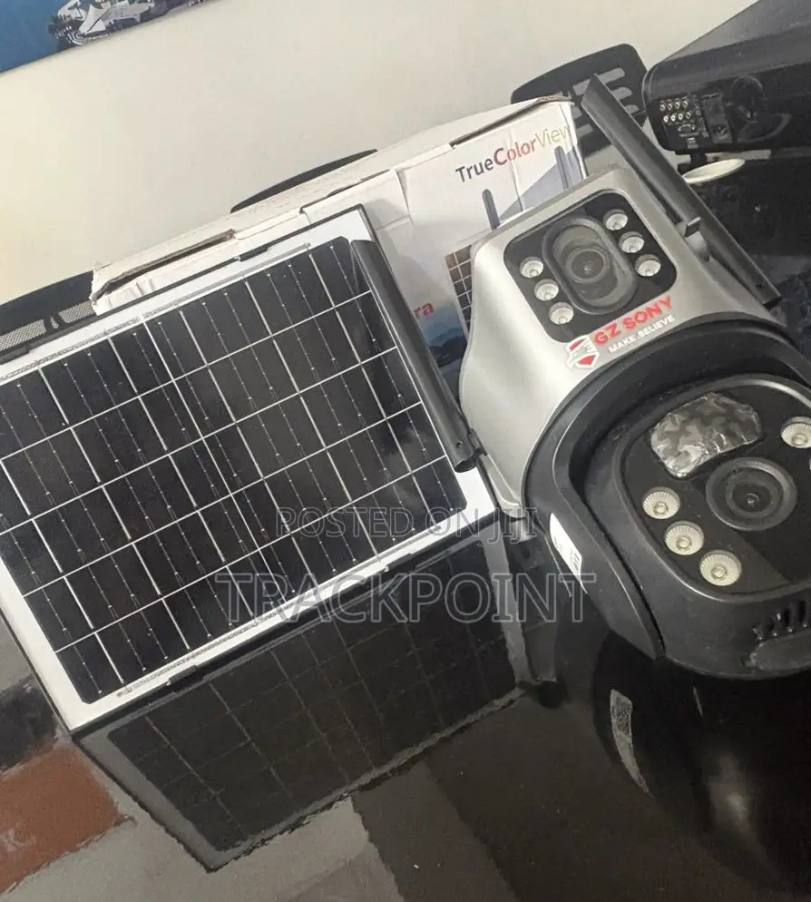 High-End Smart PTZ Camera With Auto Tracking and Solar Power Panel