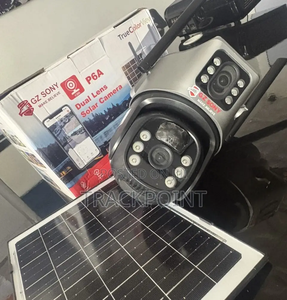 High-End Smart PTZ Camera With Auto Tracking and Solar Power Panel