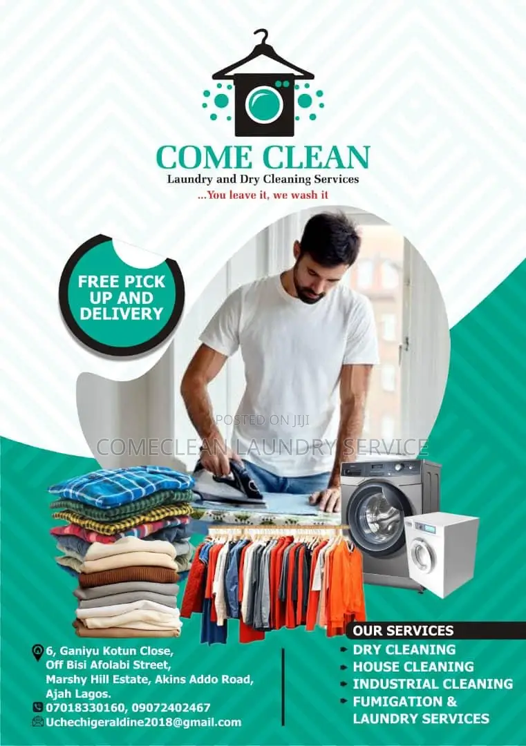 Laundry Business, Fumigation and House Cleaning
