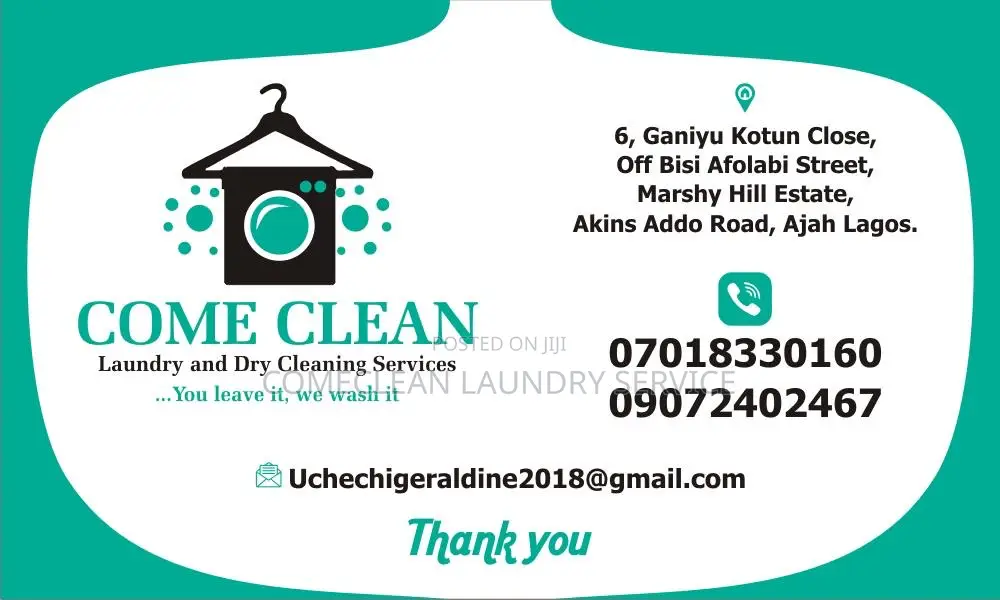 Laundry Business, Fumigation and House Cleaning