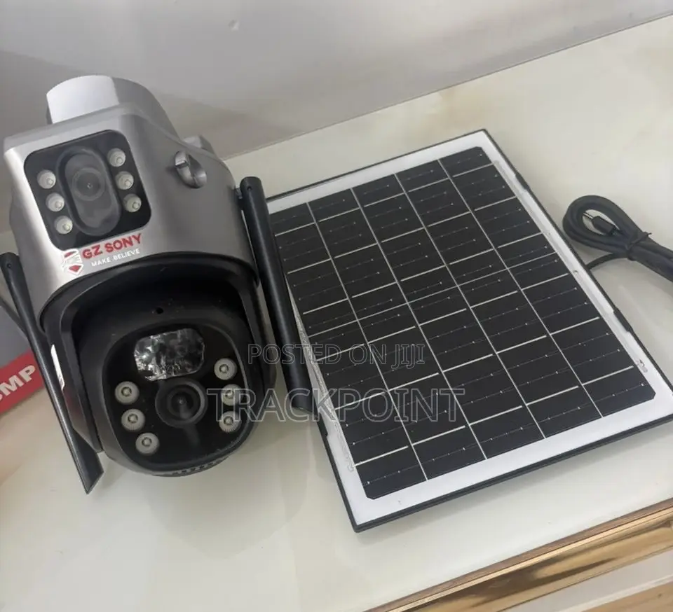 4g Simcard Rotational 10mp Three-Lens Solar Camera