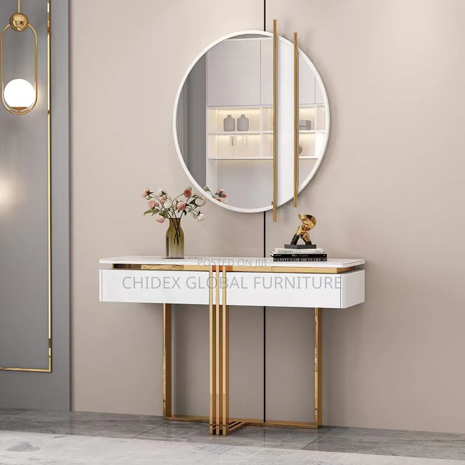 Simple Console With Base and Mirror