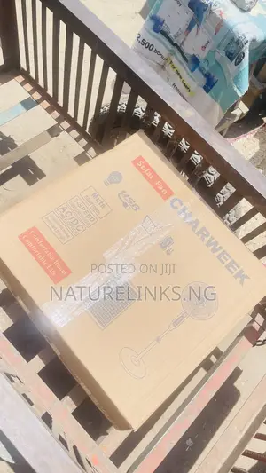 Charweek Solar Standing Fan