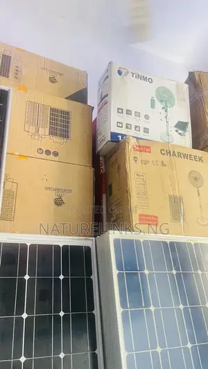 Charweek Solar Standing Fan