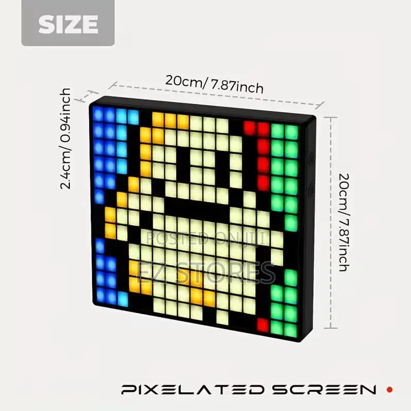 32x32 RGB Led Pixel Display | App-Controlled Smart Board