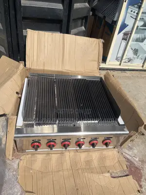 6burner Lava Rock/Stone Grill