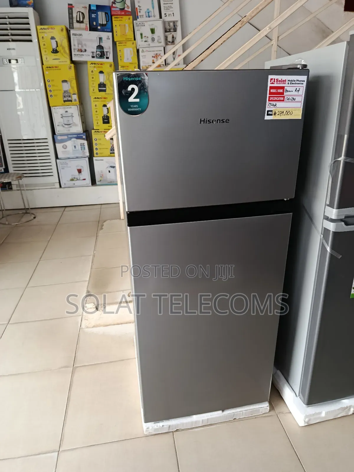 Hisense Refrigerator 124l 172dr