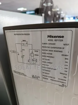 Hisense Refrigerator 124l 172dr