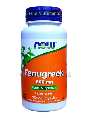 Now Fenugreek 500mg – Hormonal, Lactation Digestive Support 100 Caps