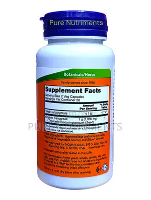 Now Fenugreek 500mg – Hormonal, Lactation Digestive Support 100 Caps