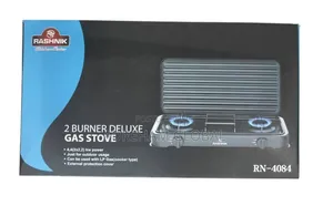 2 Face Quality Thick Body Rashnik Gas Cooker With Cover