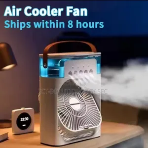 3 In 1 Fan And Humidifier 6 Light Changing