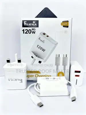 Fala-G812-Wh-120w-Hyper Charging-Power Adapter Suit-Usb-A, Usb-C