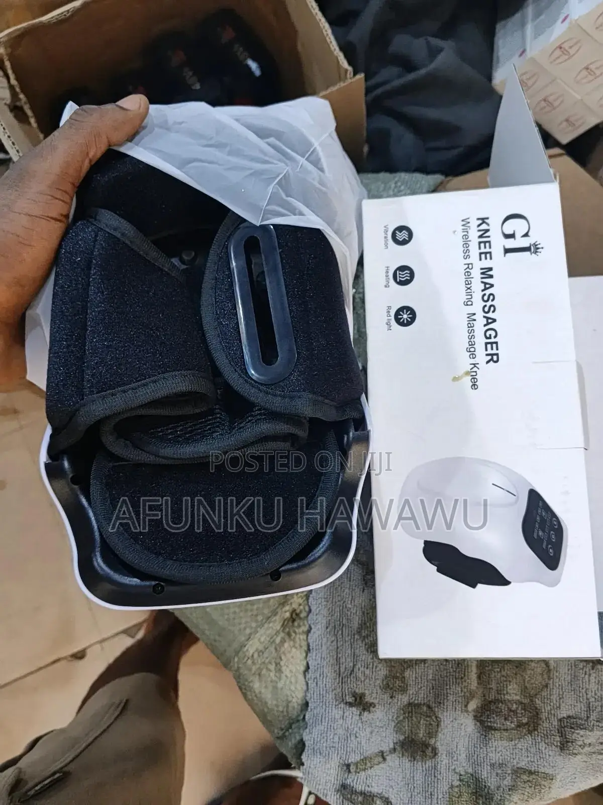 Knee Massager A portable, wearable device designed to relieve joint pain, stiff