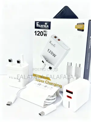 Fala-G812-Wh-120w-Hyper Charging-Power Adapter Suit-Usb-A, Usb-C