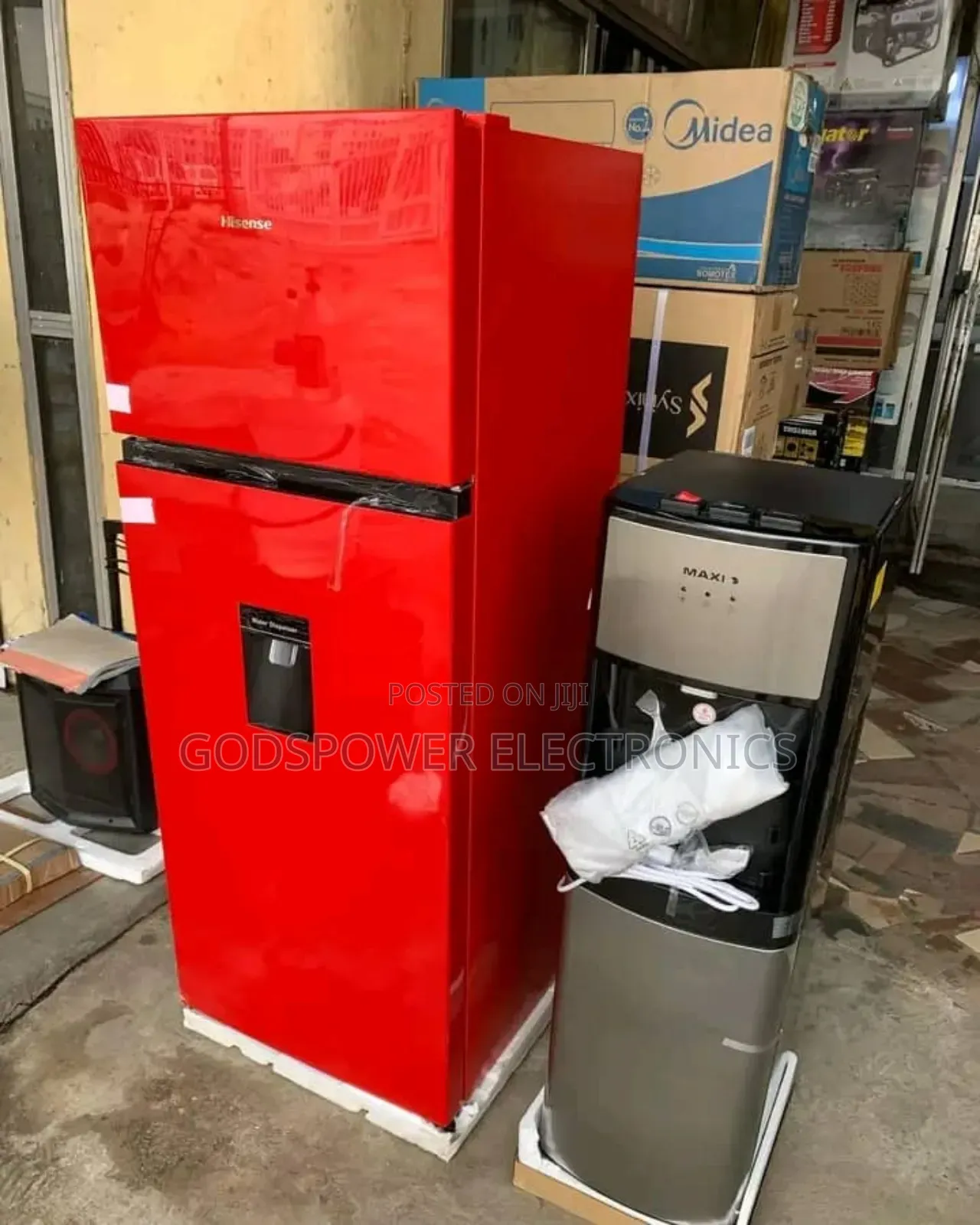 Hisense 205l Red Standing Refrigerator