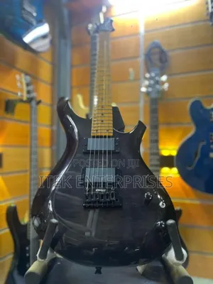 Smiger L-G1-T Electric Guitar Trans-Black Finish With Wilkinson Hardwa
