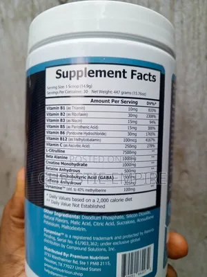 Premium Nutrition Energy Pre Workout