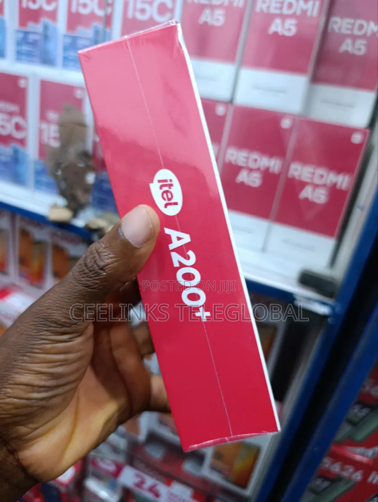 New Itel A200+ 64 GB Black