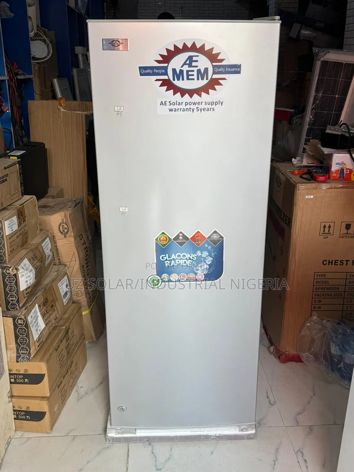185l Aemem Upright Freezer