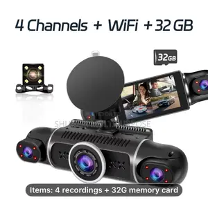 4 Cameras Car Dash Cam