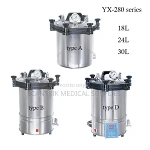 Portable Steam Autoclave for Quick Sterilization Cycles