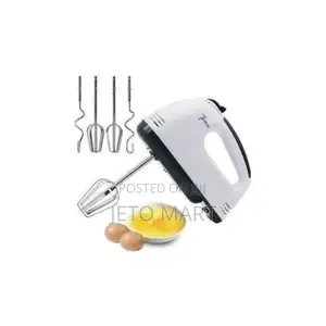 7 Speed Electric Hand Mixer Whisk Egg Beater Cake Baking