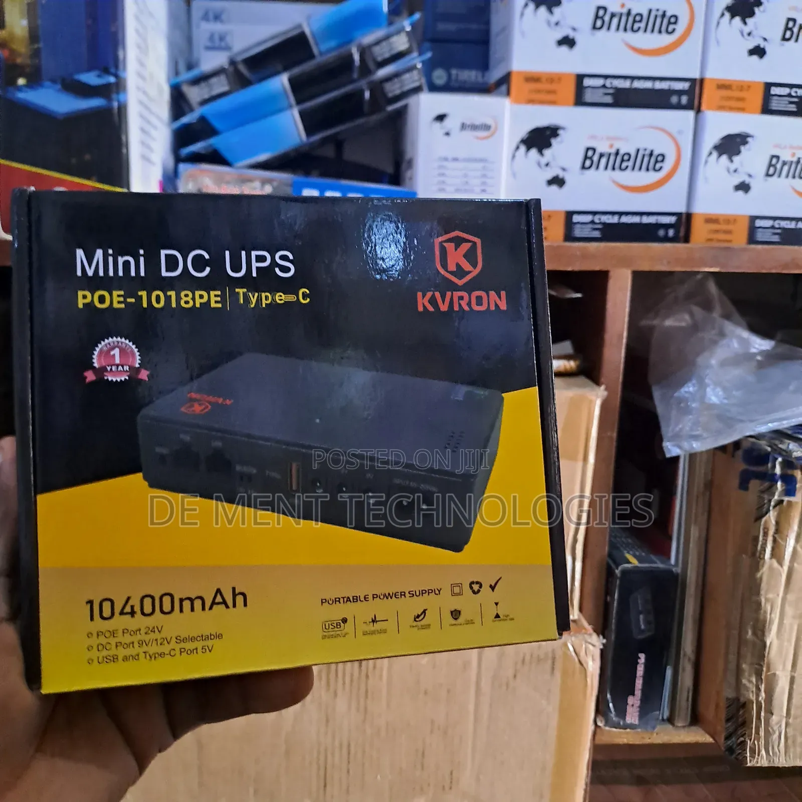 Kvron 10,400mah Mini Dc Ups for Router