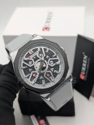 Curren Flat Rubber Watch