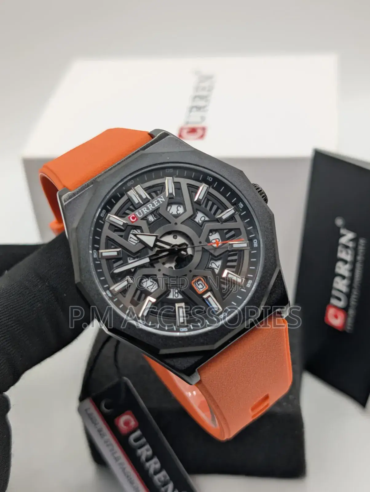 Curren Flat Rubber Watch