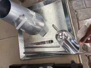Industrial Stainless Steel Scoop Metal Chute Set –
