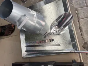 Industrial Stainless Steel Scoop Metal Chute Set –