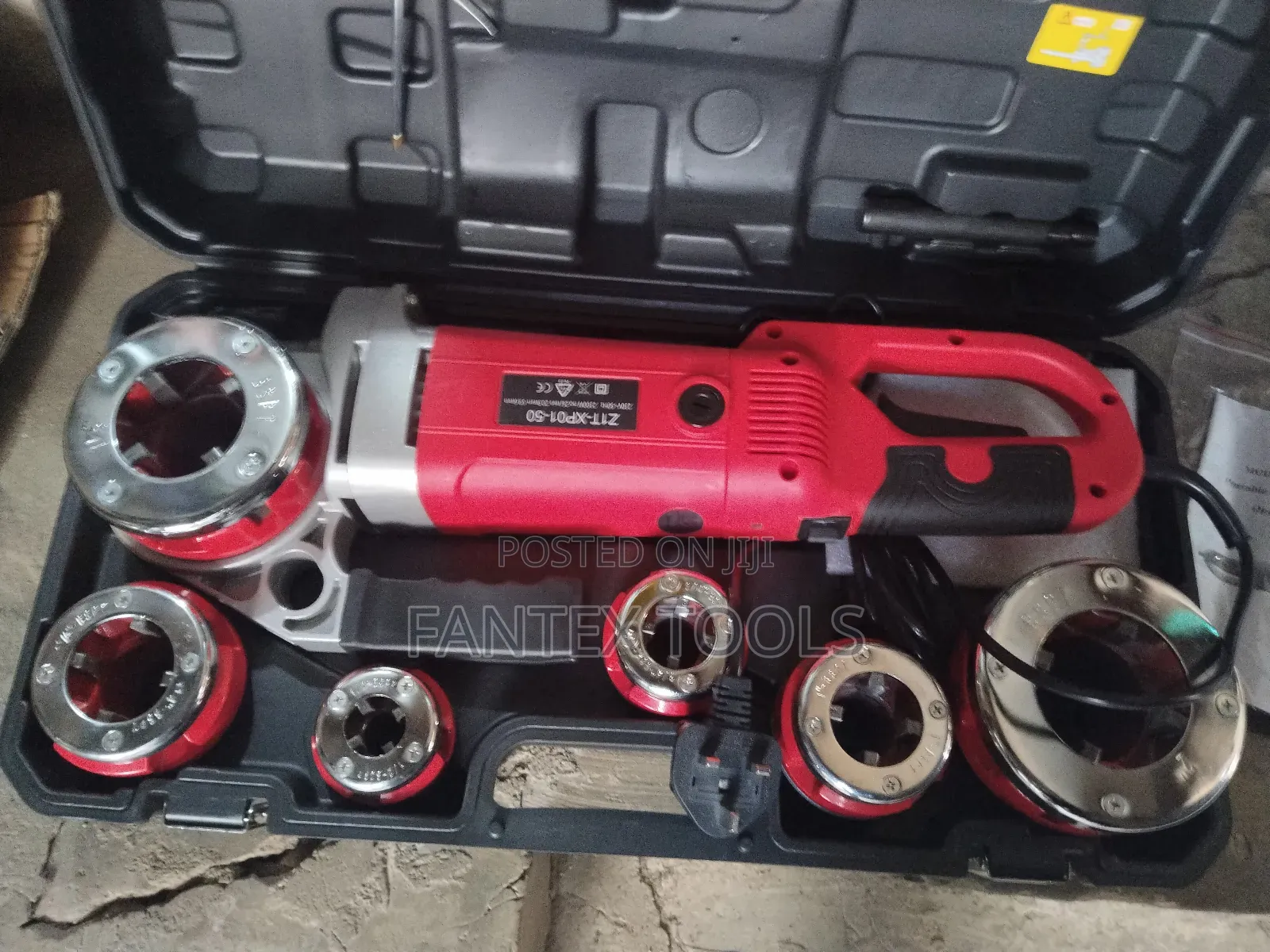 Electric Pipe Thread Machine.