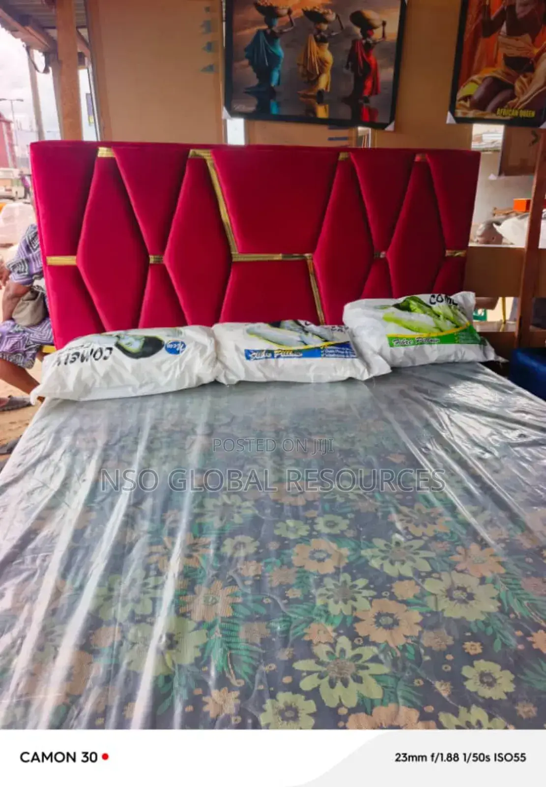 Quality Padded Bedframe Very Strong