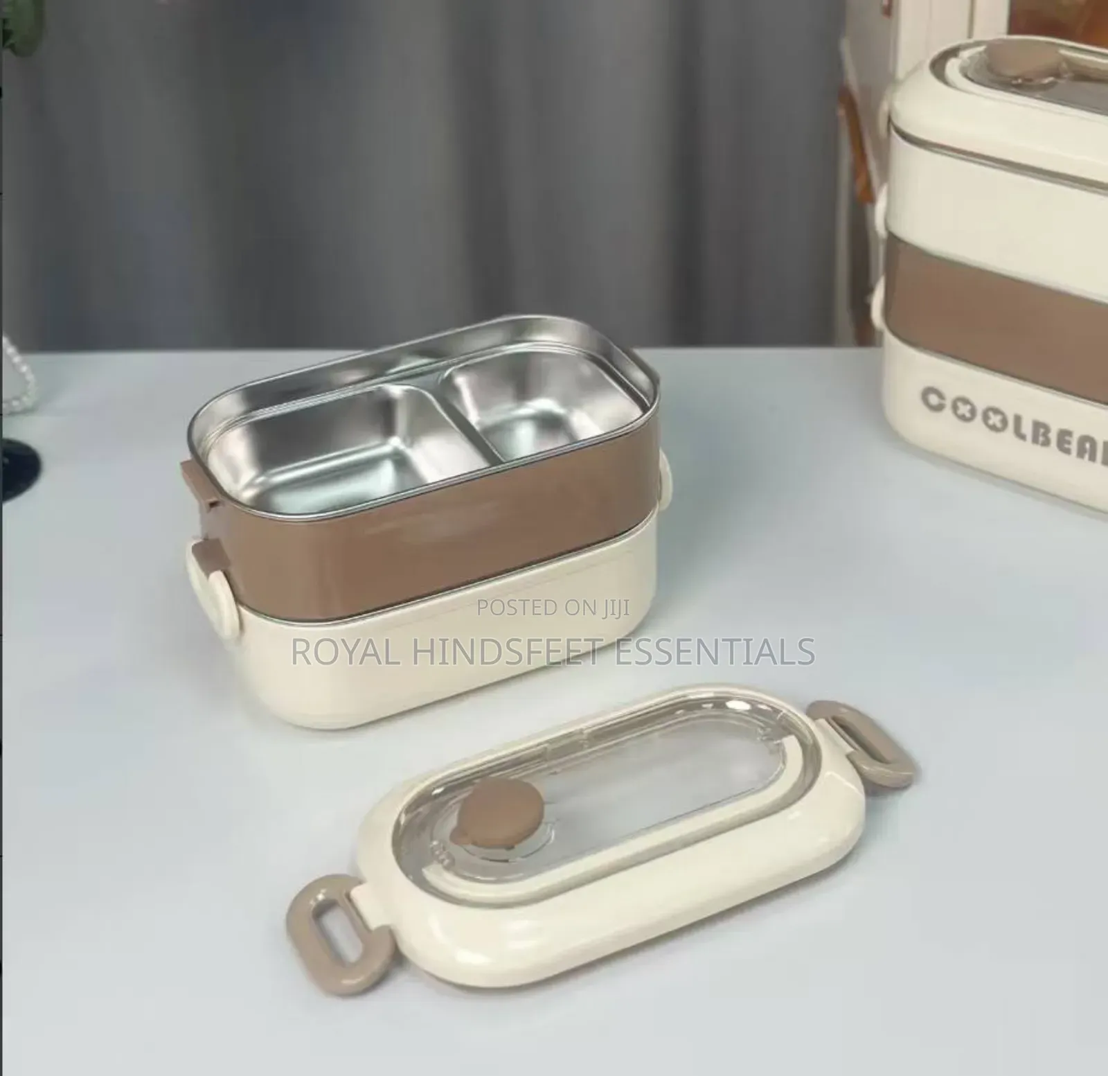 Double Layer 304 Stainless Microwaveable Benton Lunch Box