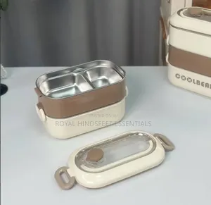 Double Layer 304 Stainless Microwaveable Benton Lunch Box