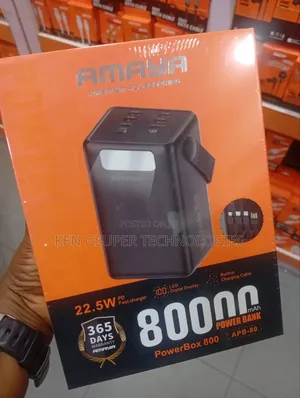 Amaya Power Bank 80000mah
