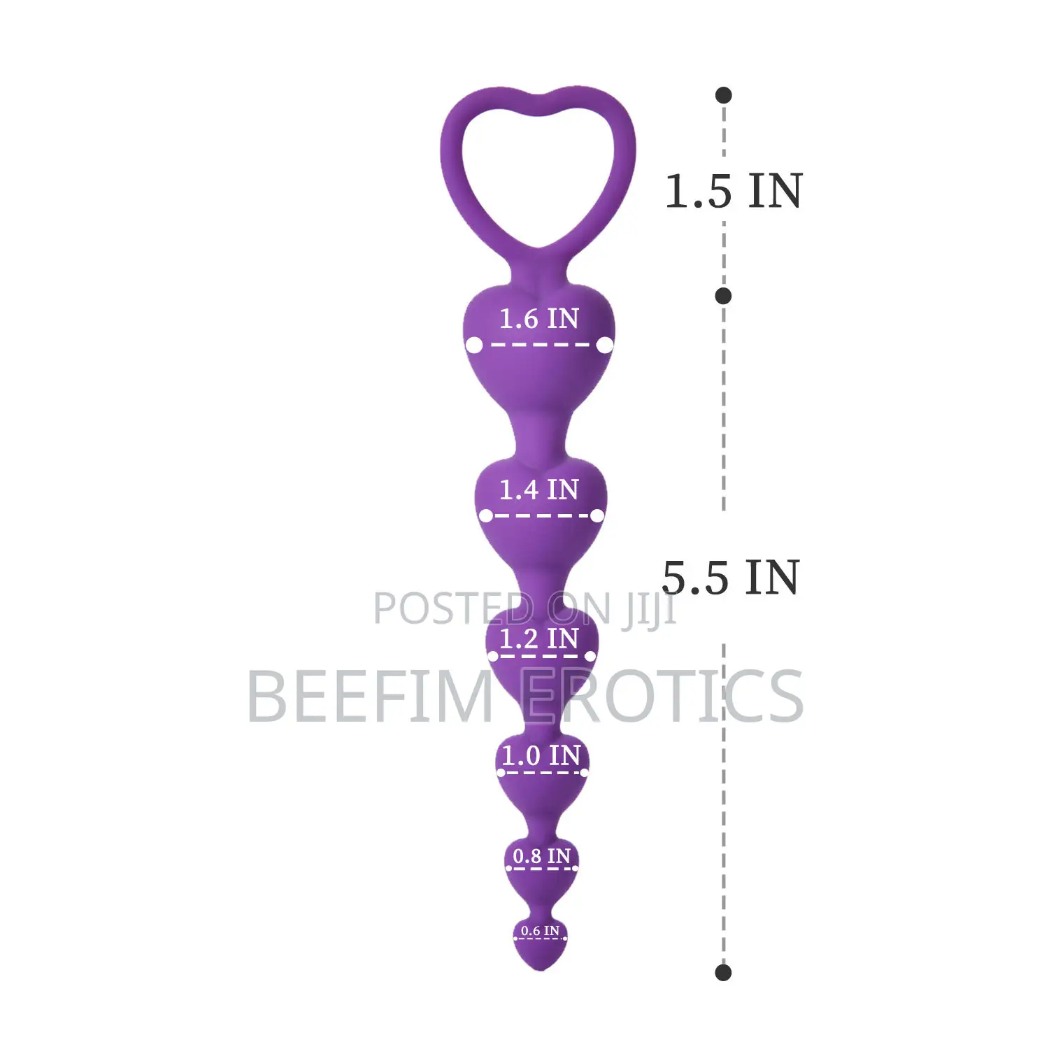 Butt Plug Silicone Anal Beads Flexible Beginner to Advanced Butt Plug