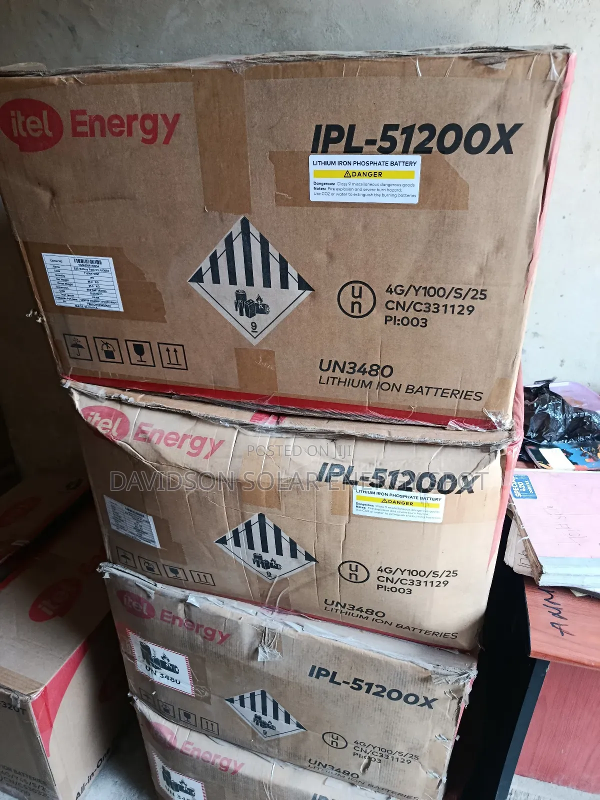 10kwh Itel Lithium Ion Battery