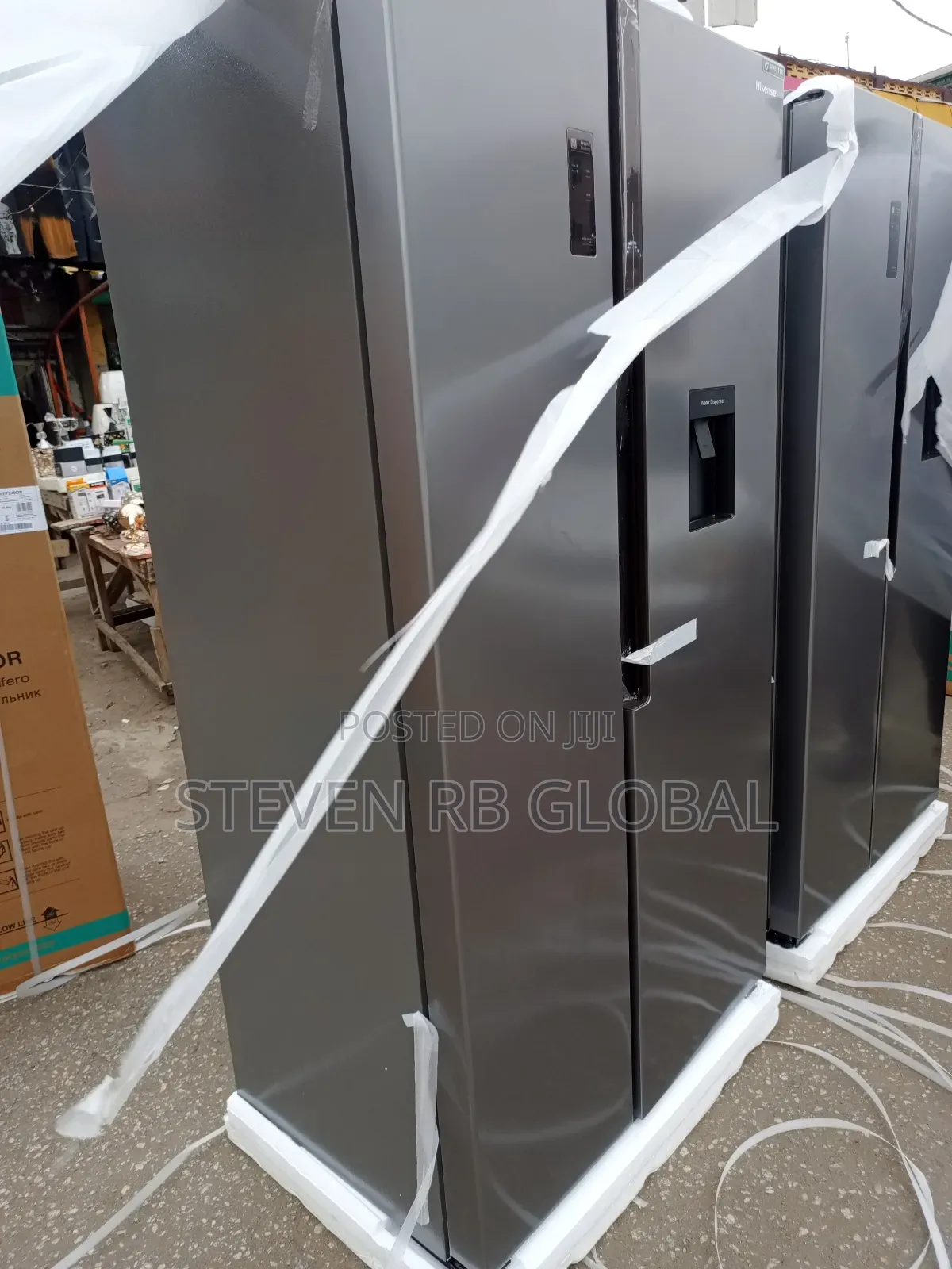 Hisense 516l Side-by-Side Refrigerator With Water Dispenser | 67ws