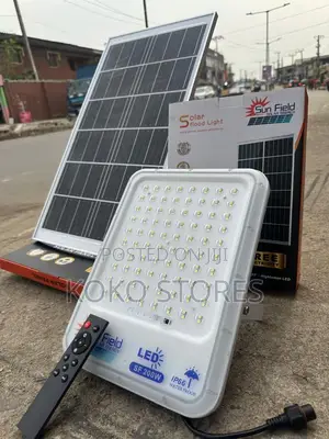 Sleek Remote Controlled Waterproof Solar Flood Lights