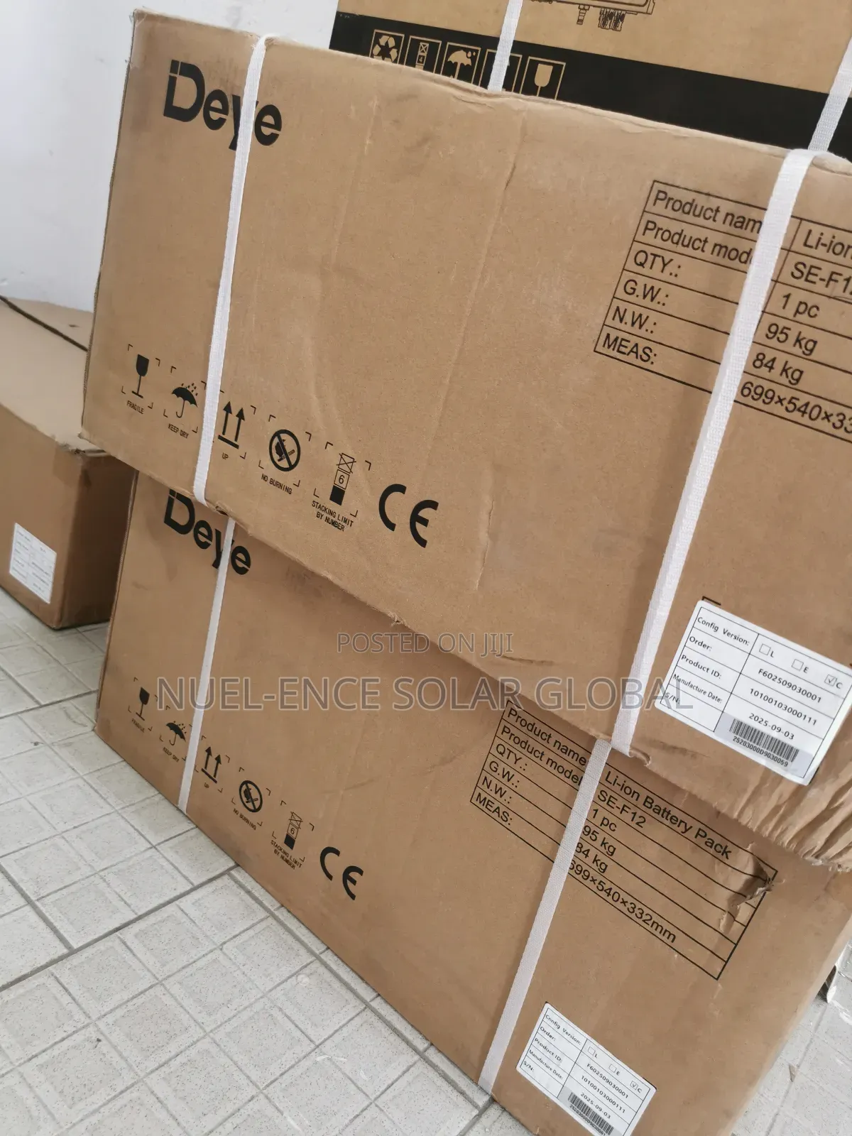 12kw Deye Lithium Batteries