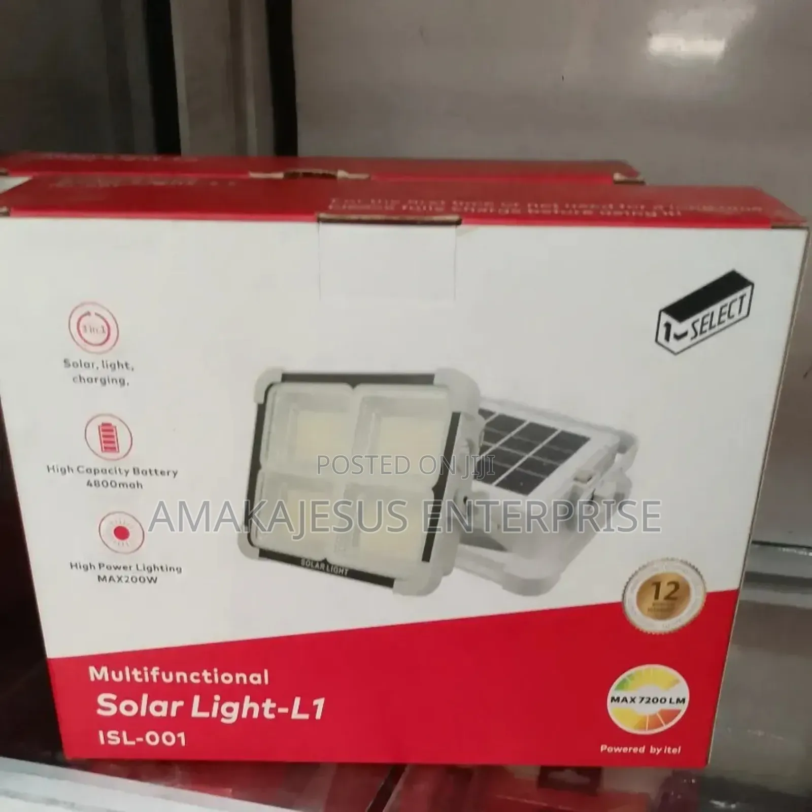 Itel Isl-001 Solar Light L2 4,800mah