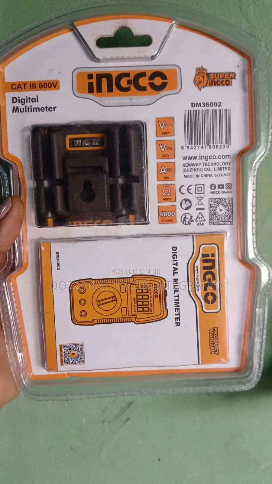 Ingco 600v Digital Multimeter